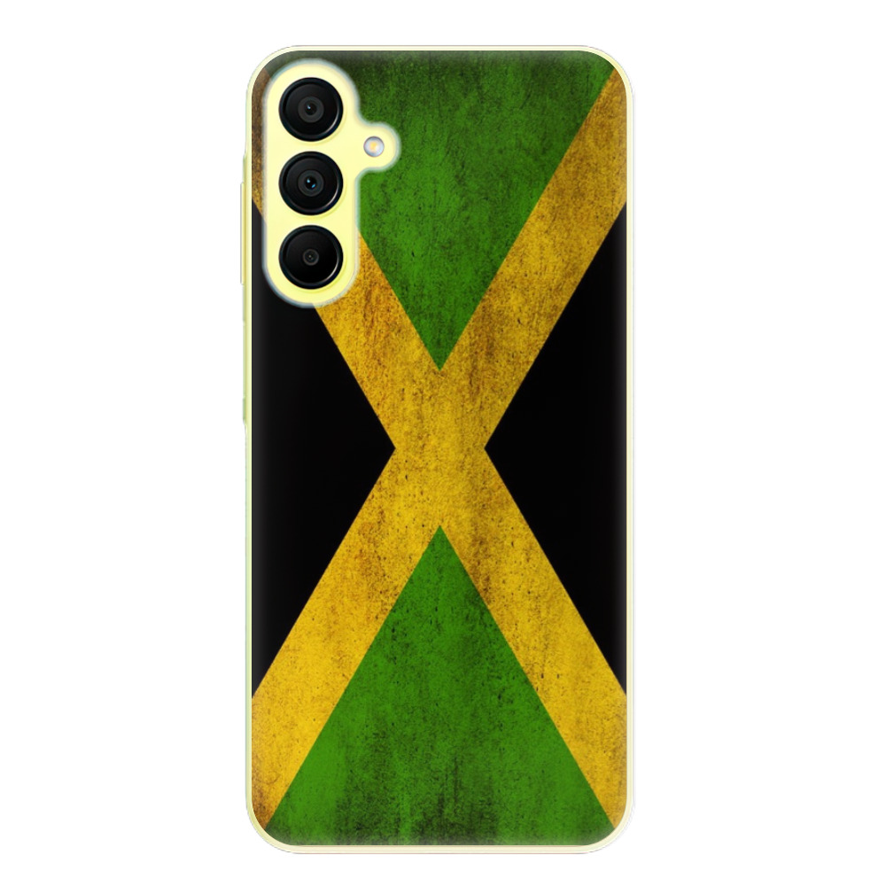 Silikonové odolné pouzdro iSaprio Flag of Jamaica - Samsung Galaxy A15 / A15 5G (Odolný silikonový kryt, obal, pouzdro iSaprio Flag of Jamaica na mobil Samsung Galaxy A15 / A15 5G)