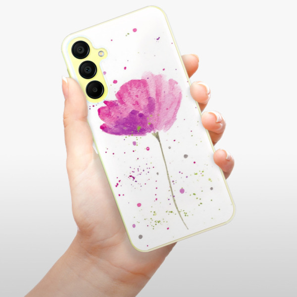Silikonové pouzdro iSaprio - Samsung Galaxy A15 / A15 5G - Poppies