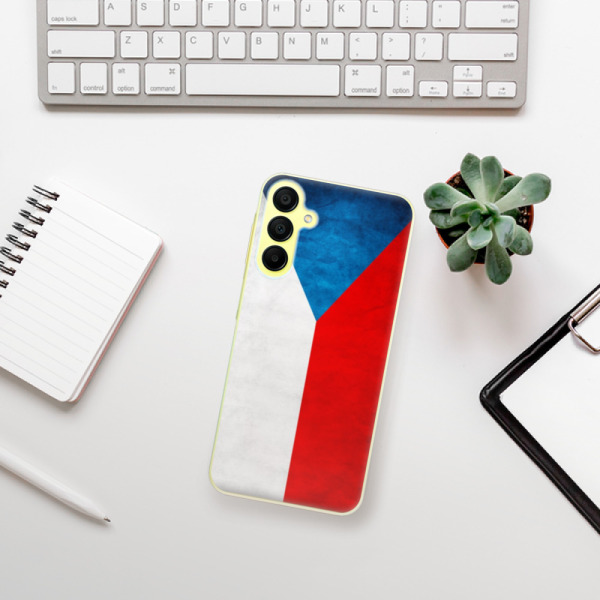 Silikonové pouzdro iSaprio - Samsung Galaxy A15 / A15 5G - Czech Flag