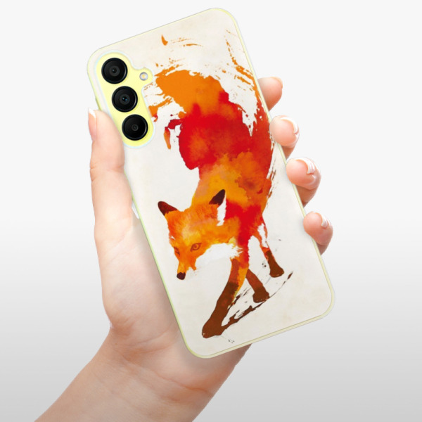 Silikonové pouzdro iSaprio - Samsung Galaxy A15 / A15 5G - Fast Fox