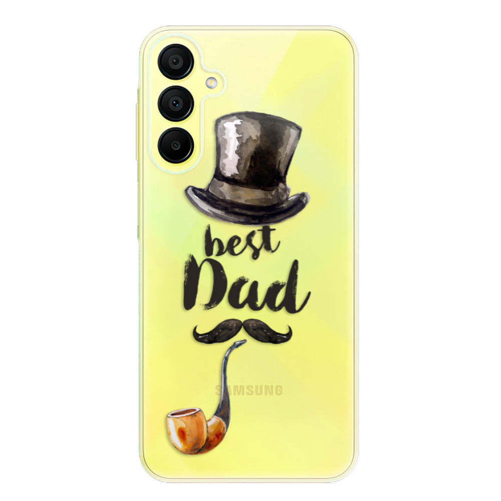Silikonové odolné pouzdro iSaprio Best Dad - Samsung Galaxy A15 / A15 5G (Odolný silikonový kryt, obal, pouzdro iSaprio Best Dad na mobil Samsung Galaxy A15 / A15 5G)