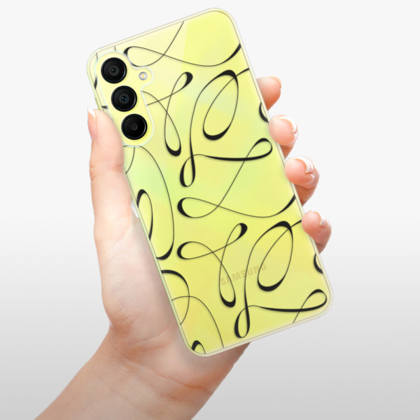 Silikonové pouzdro iSaprio - Samsung Galaxy A15 / A15 5G - Fancy black