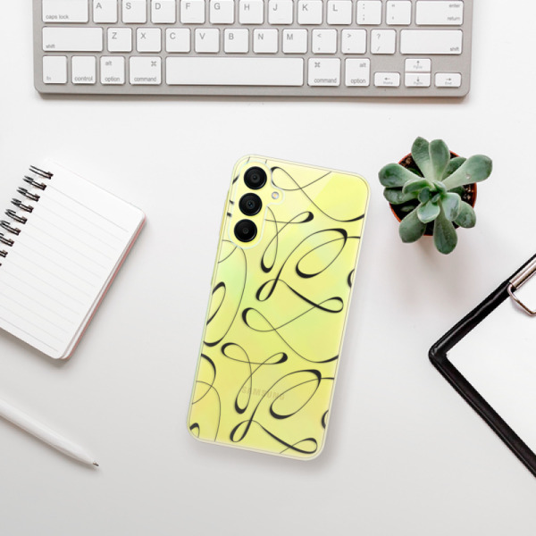 Silikonové pouzdro iSaprio - Samsung Galaxy A15 / A15 5G - Fancy black