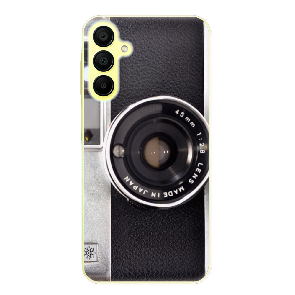 Silikonové odolné pouzdro iSaprio Vintage Camera 01 - Samsung Galaxy A15 / A15 5G (Odolný silikonový kryt, obal, pouzdro iSaprio Vintage Camera 01 na mobil Samsung Galaxy A15 / A15 5G)
