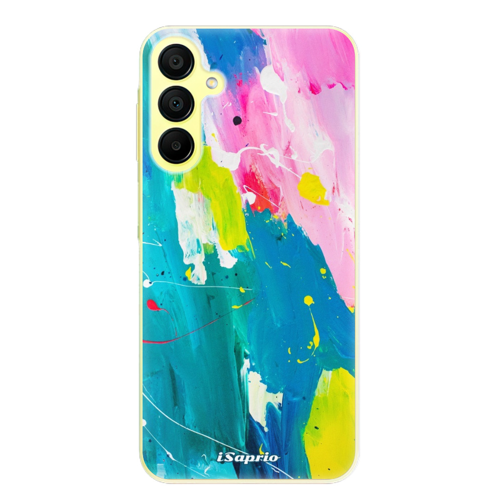 Silikonové odolné pouzdro iSaprio Abstract Paint 04 - Samsung Galaxy A15 / A15 5G (Odolný silikonový kryt, obal, pouzdro iSaprio Abstract Paint 04 na mobil Samsung Galaxy A15 / A15 5G)