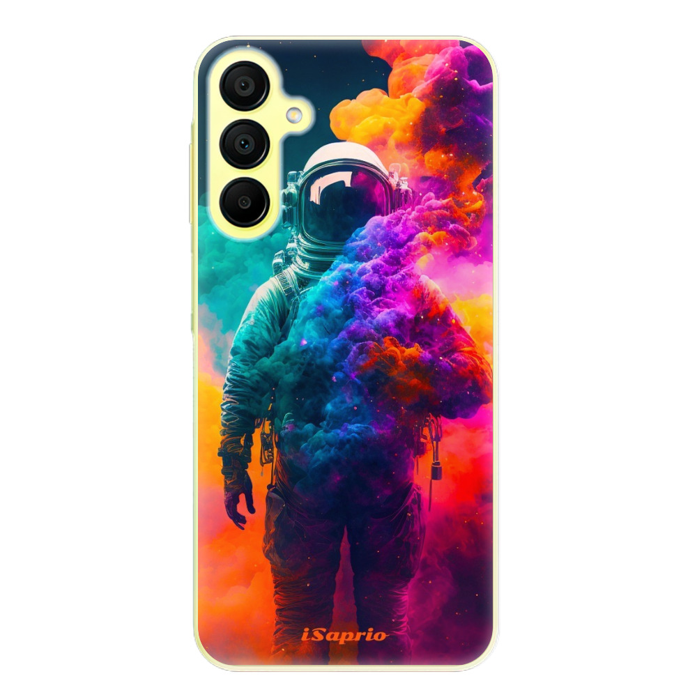 Silikonové odolné pouzdro iSaprio Astronaut in Colors - Samsung Galaxy A15 / A15 5G (Odolný silikonový kryt, obal, pouzdro iSaprio Astronaut in Colors na mobil Samsung Galaxy A15 / A15 5G)