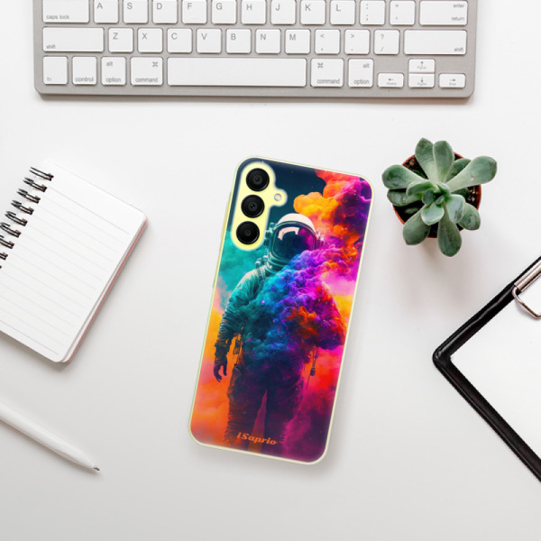 Silikonové pouzdro iSaprio - Samsung Galaxy A15 / A15 5G - Astronaut in Colors
