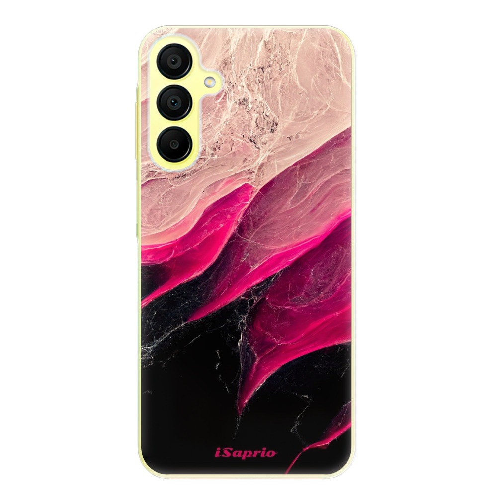 Silikonové odolné pouzdro iSaprio Black and Pink - Samsung Galaxy A15 / A15 5G (Odolný silikonový kryt, obal, pouzdro iSaprio Black and Pink na mobil Samsung Galaxy A15 / A15 5G)