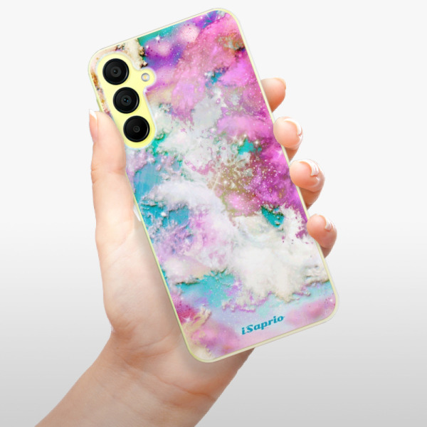 Silikonové pouzdro iSaprio - Samsung Galaxy A15 / A15 5G - Galactic Paper