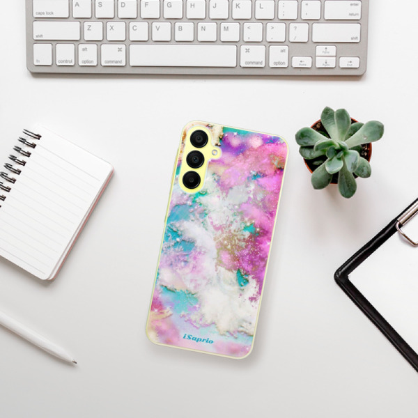 Silikonové pouzdro iSaprio - Samsung Galaxy A15 / A15 5G - Galactic Paper
