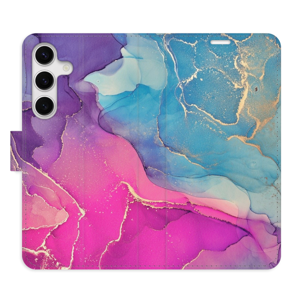 Flipové pouzdro iSaprio - Colour Marble 02 - Samsung Galaxy S24