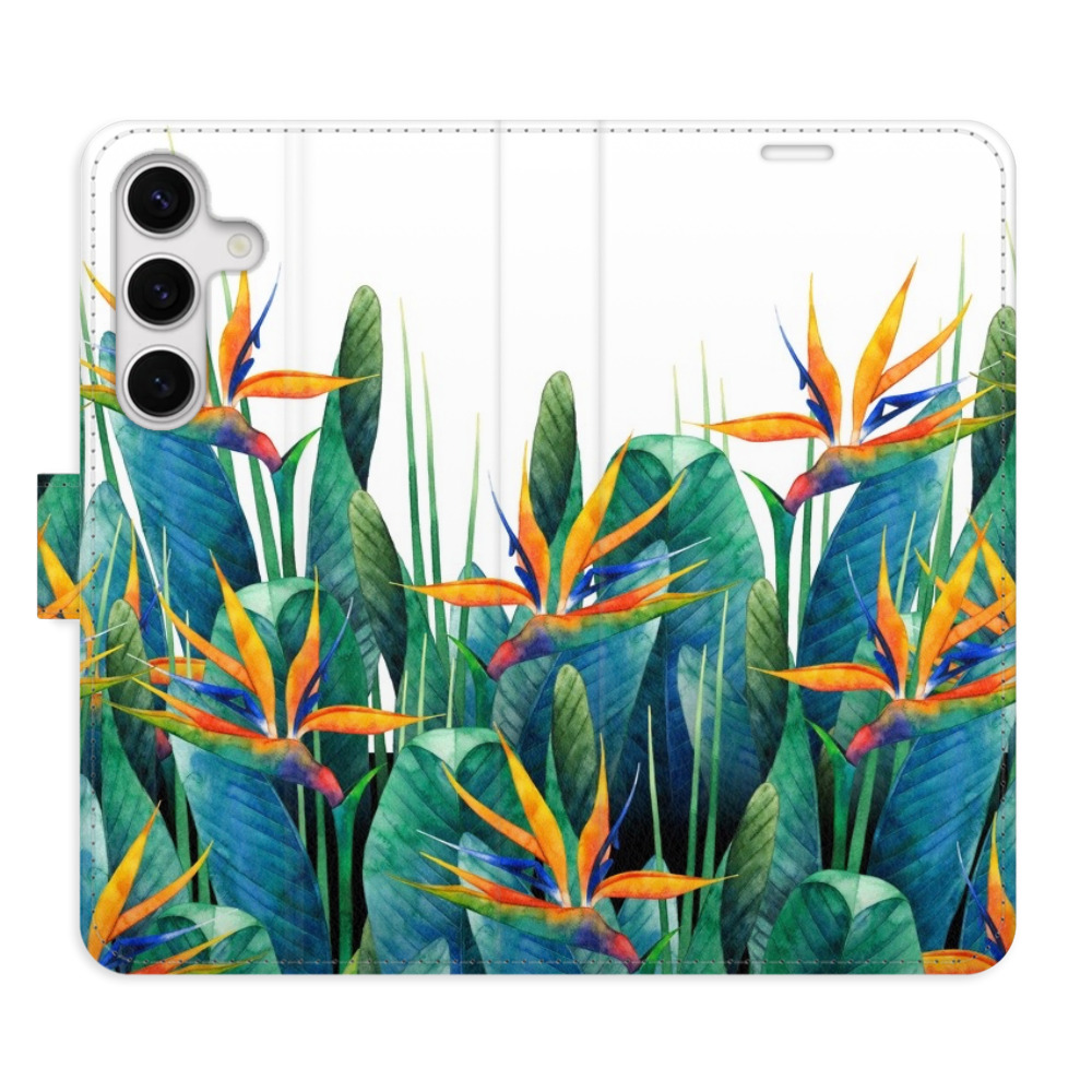 Flipové pouzdro iSaprio - Exotic Flowers 02 - Samsung Galaxy S24