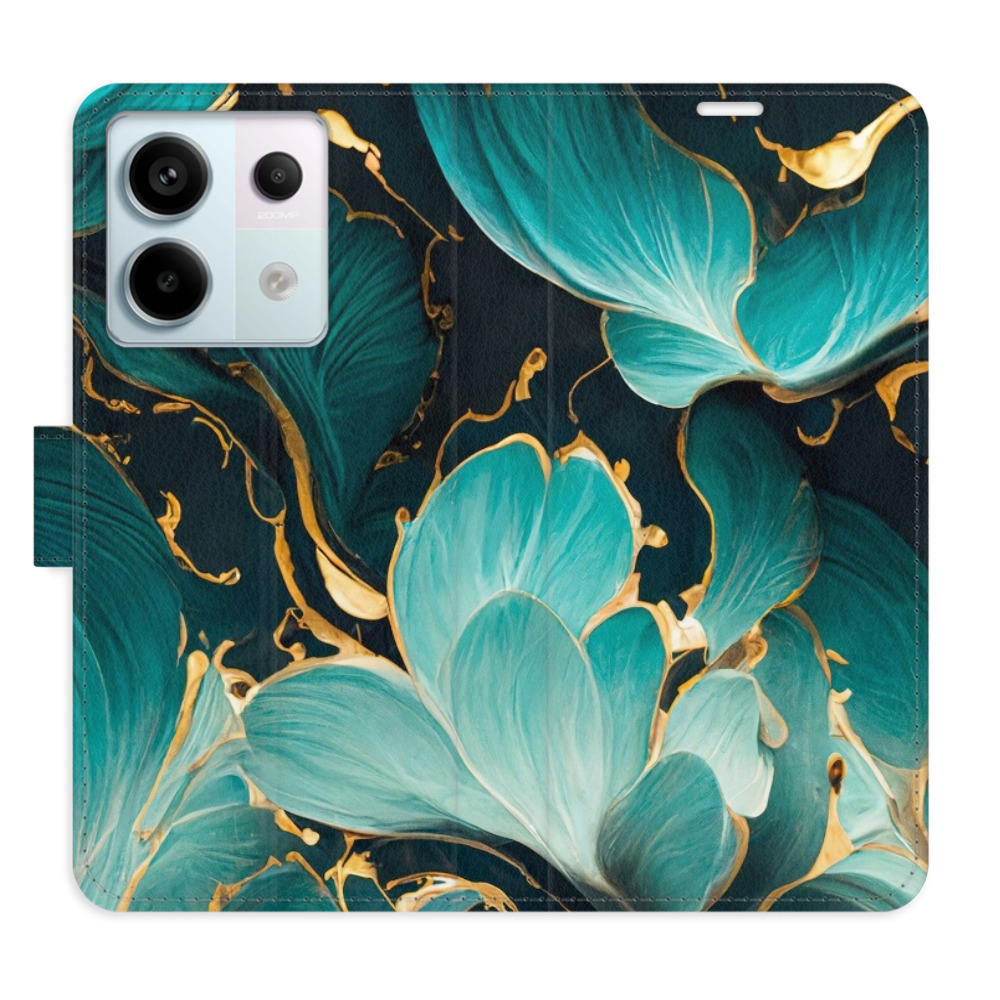 Flipové pouzdro iSaprio - Blue Flowers 02 - Xiaomi Redmi Note 13 Pro 5G / Poco X6 5G