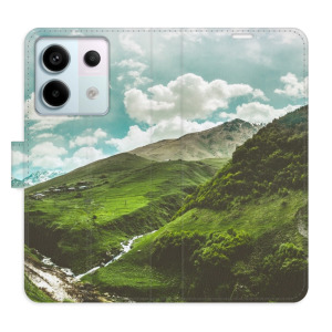 Flip pouzdro iSaprio - Xiaomi Redmi Note 13 Pro 5G / Poco X6 5G - Mountain Valley - kapsičky na karty