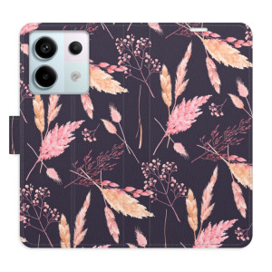 Flip pouzdro iSaprio - Xiaomi Redmi Note 13 Pro 5G / Poco X6 5G - Ornamental Flowers 02 - kapsičky na karty