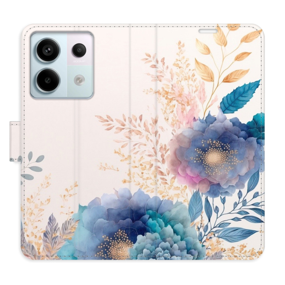 Flipové pouzdro iSaprio - Ornamental Flowers 03 - Xiaomi Redmi Note 13 Pro 5G / Poco X6 5G