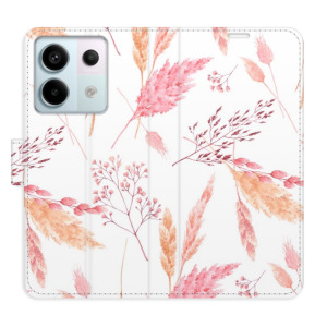 Flip pouzdro iSaprio - Xiaomi Redmi Note 13 Pro 5G / Poco X6 5G - Ornamental Flowers - kapsičky na karty