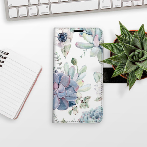 Flip pouzdro iSaprio - Xiaomi Redmi Note 13 Pro 5G / Poco X6 5G - Succulents - kapsičky na karty