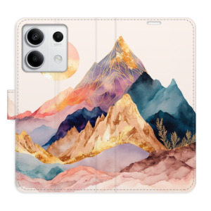Flip pouzdro iSaprio - Xiaomi Redmi Note 13 5G - Beautiful Mountains - kapsičky na karty