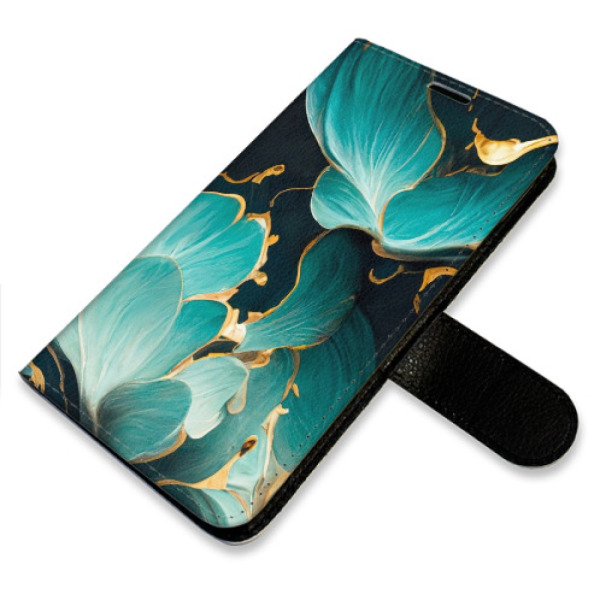 Flip pouzdro iSaprio - Xiaomi Redmi Note 13 5G - Blue Flowers 02 - kapsičky na karty