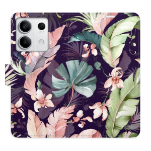 Flip pouzdro iSaprio - Xiaomi Redmi Note 13 5G - Flower Pattern 08 - kapsičky na karty