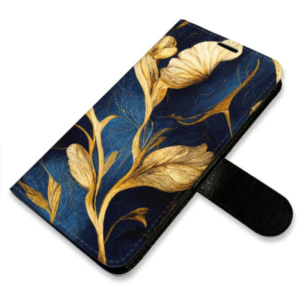 Flip pouzdro iSaprio - Xiaomi Redmi Note 13 5G - GoldBlue - kapsičky na karty