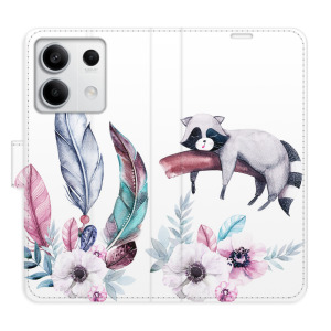 Flip pouzdro iSaprio - Xiaomi Redmi Note 13 5G - Lazy day 02 - kapsičky na karty