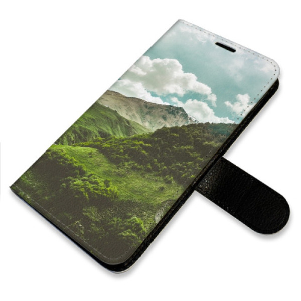 Flip pouzdro iSaprio - Xiaomi Redmi Note 13 5G - Mountain Valley - kapsičky na karty