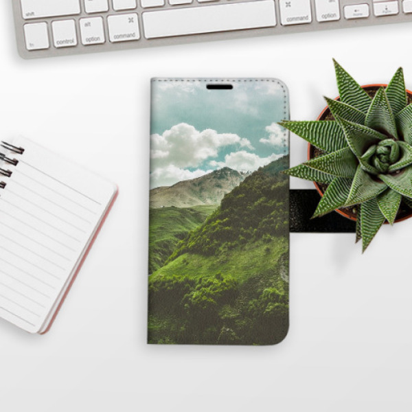 Flip pouzdro iSaprio - Xiaomi Redmi Note 13 5G - Mountain Valley - kapsičky na karty
