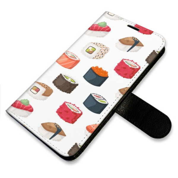 Flip pouzdro iSaprio - Xiaomi Redmi Note 13 5G - Sushi Pattern 02 - kapsičky na karty