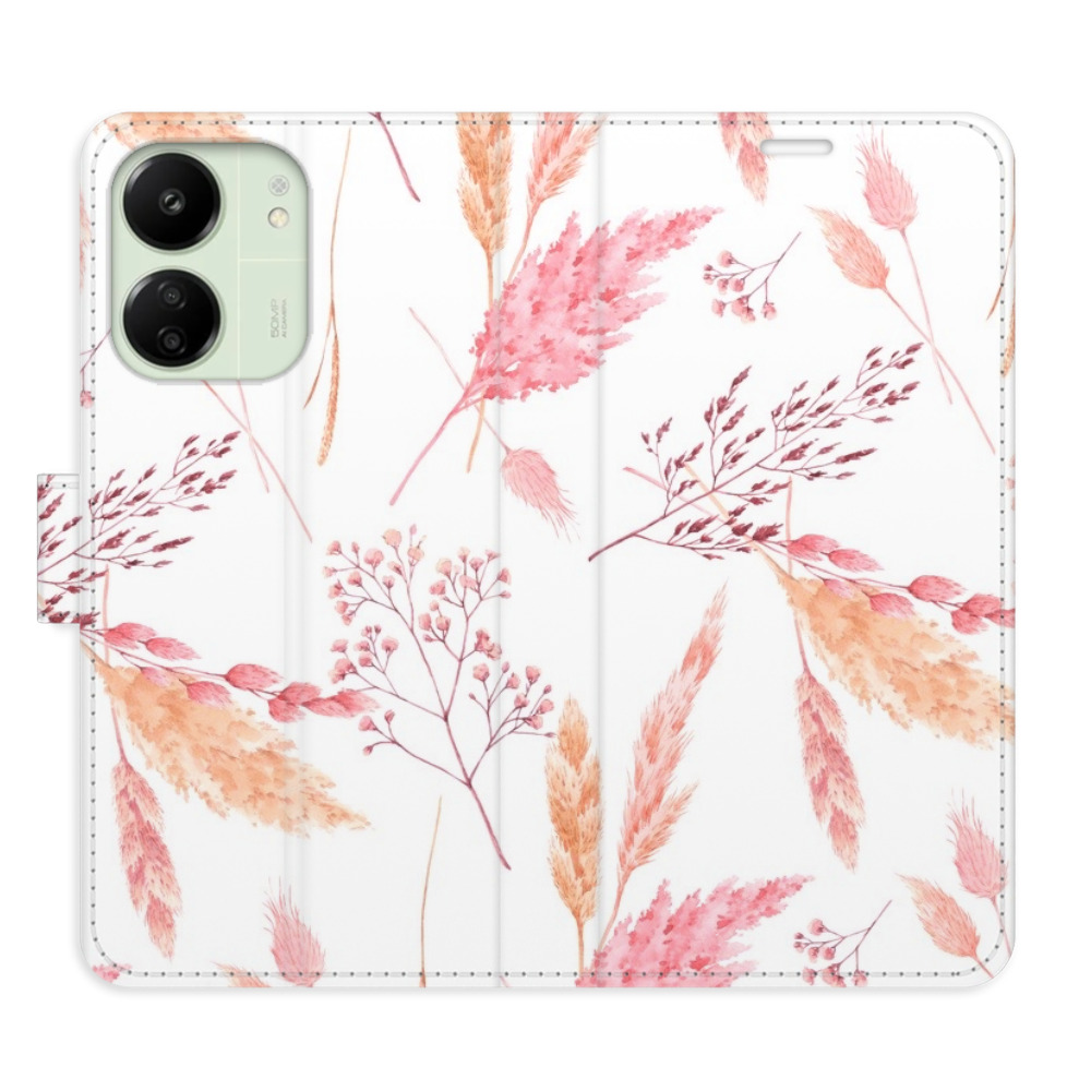 Flipové pouzdro iSaprio - Ornamental Flowers - Xiaomi Redmi 13C
