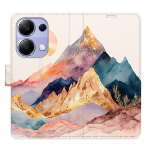 Flip pouzdro iSaprio - Xiaomi Redmi Note 13 Pro 4G / Poco M6 Pro 4G - Beautiful Mountains - kapsičky na karty