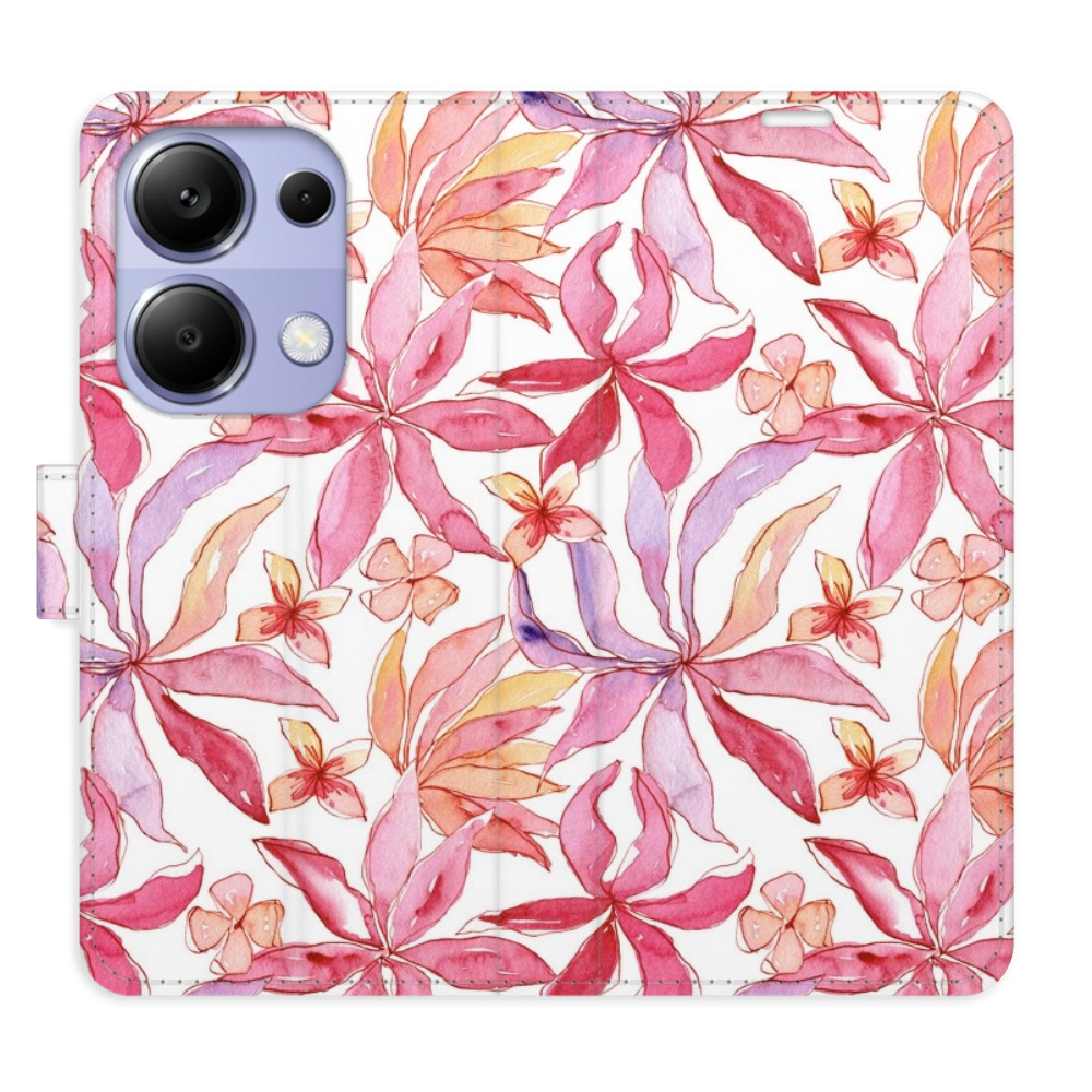 Flipové pouzdro iSaprio - Flower Pattern 10 - Xiaomi Redmi Note 13 Pro