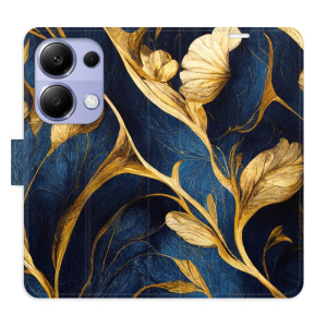 Flip pouzdro iSaprio - Xiaomi Redmi Note 13 Pro 4G / Poco M6 Pro 4G - GoldBlue - kapsičky na karty