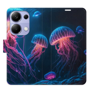 Flip pouzdro iSaprio - Xiaomi Redmi Note 13 Pro 4G / Poco M6 Pro 4G - Jellyfish - kapsičky na karty
