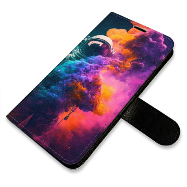 Flip pouzdro iSaprio - Xiaomi Redmi Note 13 4G - Astronaut in Colours 02 - kapsičky na karty