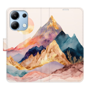 Flip pouzdro iSaprio - Xiaomi Redmi Note 13 4G - Beautiful Mountains - kapsičky na karty
