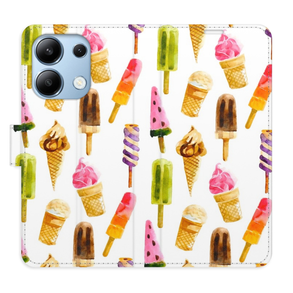 Flipové pouzdro iSaprio - Ice Cream Pattern - Xiaomi Redmi Note 13