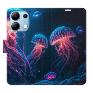 Flip pouzdro iSaprio - Xiaomi Redmi Note 13 4G - Jellyfish - kapsičky na karty