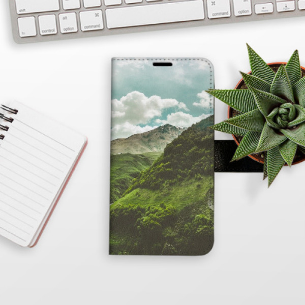 Flip pouzdro iSaprio - Xiaomi Redmi Note 13 4G - Mountain Valley - kapsičky na karty