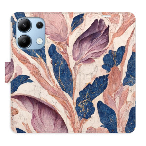Flip pouzdro iSaprio - Xiaomi Redmi Note 13 4G - Old Leaves 02 - kapsičky na karty