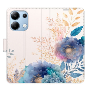 Flip pouzdro iSaprio - Xiaomi Redmi Note 13 4G - Ornamental Flowers 03 - kapsičky na karty