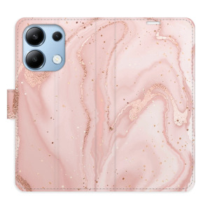 Flip pouzdro iSaprio - RoseGold Marble - Xiaomi Redmi Note 13 4G s kapsičkami na karty - VÝPRODEJ