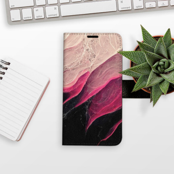 Flip pouzdro iSaprio - Xiaomi 13T / 13T Pro - BlackPink Marble - kapsičky na karty