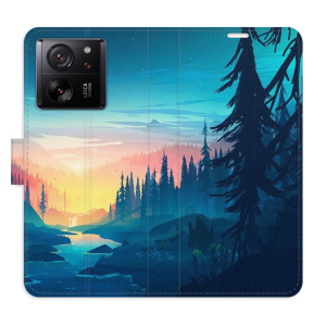 Flip pouzdro iSaprio - Xiaomi 13T / 13T Pro - Magical Landscape - kapsičky na karty