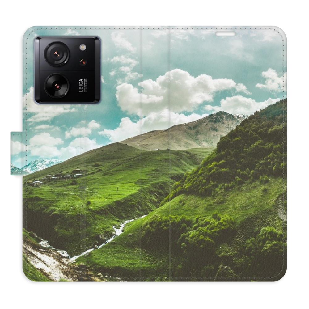 Flipové pouzdro iSaprio - Mountain Valley - Xiaomi 13T / 13T Pro