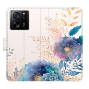 Flip pouzdro iSaprio - Xiaomi 13T / 13T Pro - Ornamental Flowers 03 - kapsičky na karty