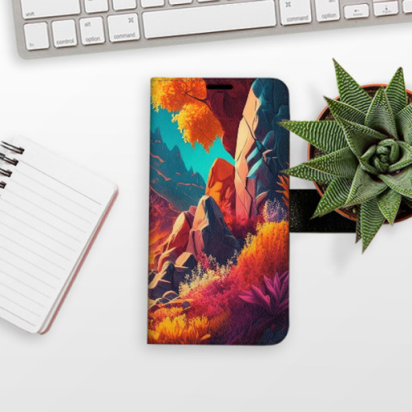 Flip pouzdro iSaprio - Xiaomi 14 - Colorful Mountains - kapsičky na karty
