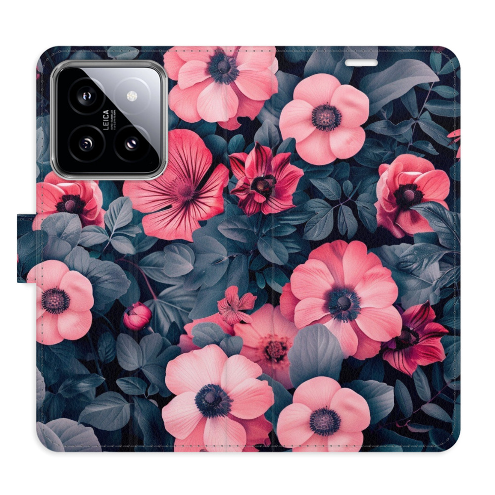 Flip pouzdro iSaprio - Xiaomi 14 - Blossom Harmony - kapsičky na karty