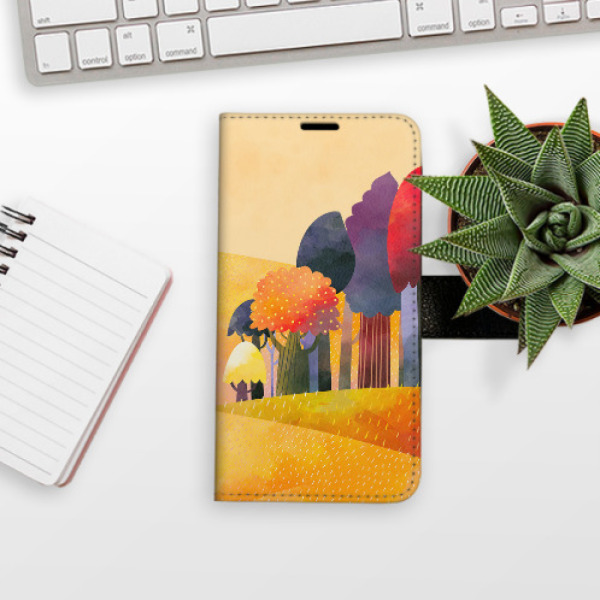 Flip pouzdro iSaprio - Samsung Galaxy S23 FE - Autumn Forest - kapsičky na karty